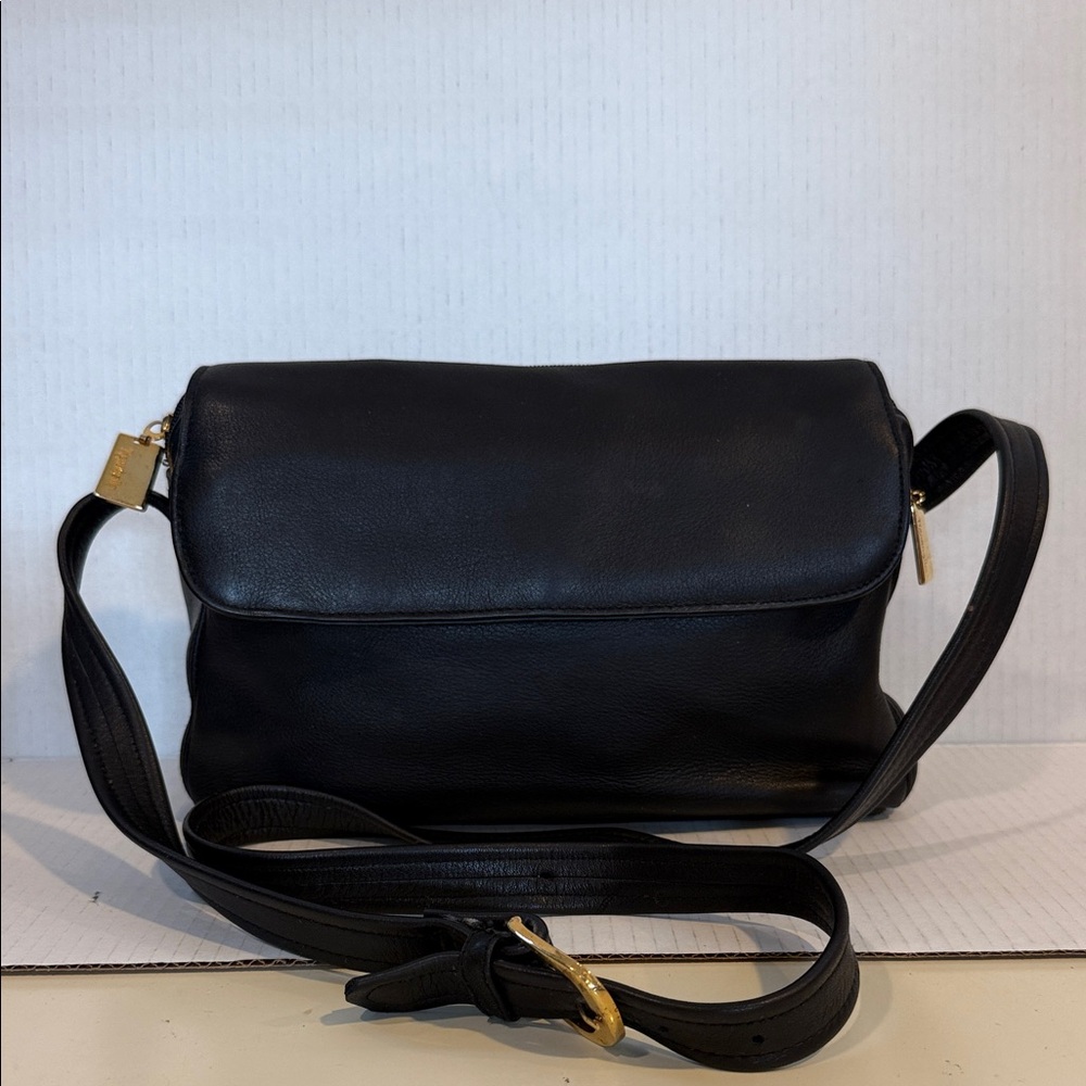 *Tignanello Black Crossbody Bag